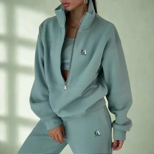 Women’s Autumn Winter Tracksuit 2-Piece Set for Casual & Sporty Wear