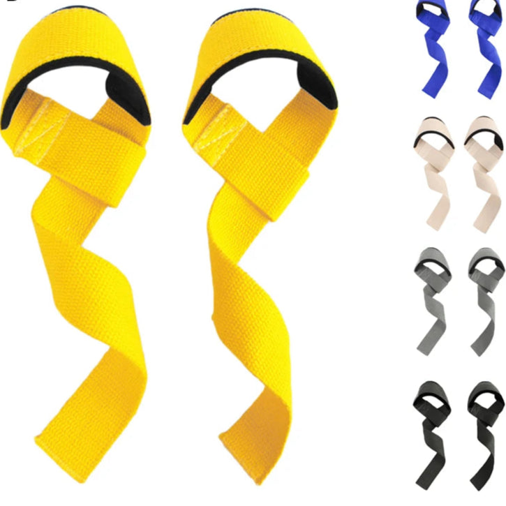 Weight Lifting Wrist Straps – Hand Grip Support for Bodybuilding, Gym & CrossFit Training