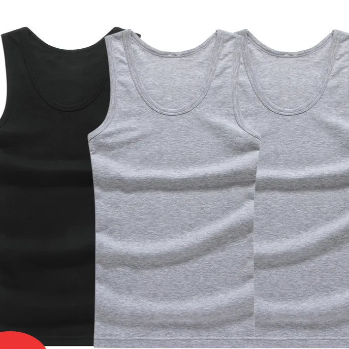3-Pack Men’s 100% Cotton Tank Tops - G&A Luxurys
