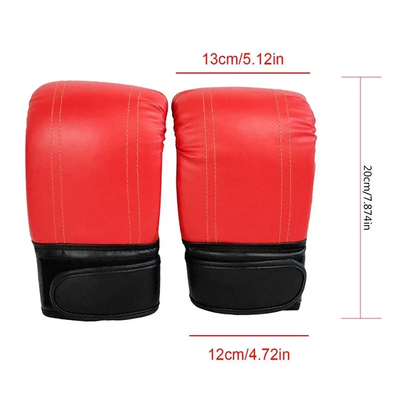 Unisex Boxing Gloves – Leather Training Mitts for Men & Women, Martial Arts & Fitness Sparring