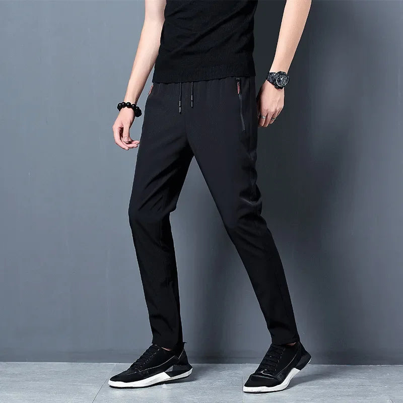 Ice Silk Men’s Lightweight Summer Pants - G&A Luxurys