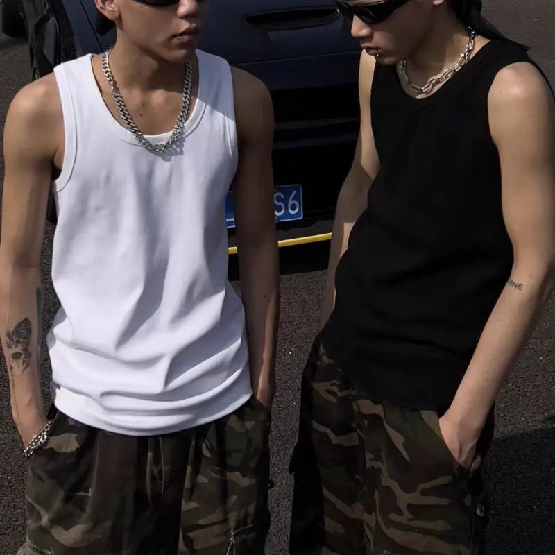 Men’s 100 % Cotton Muscle Tank Top - G&A Luxurys