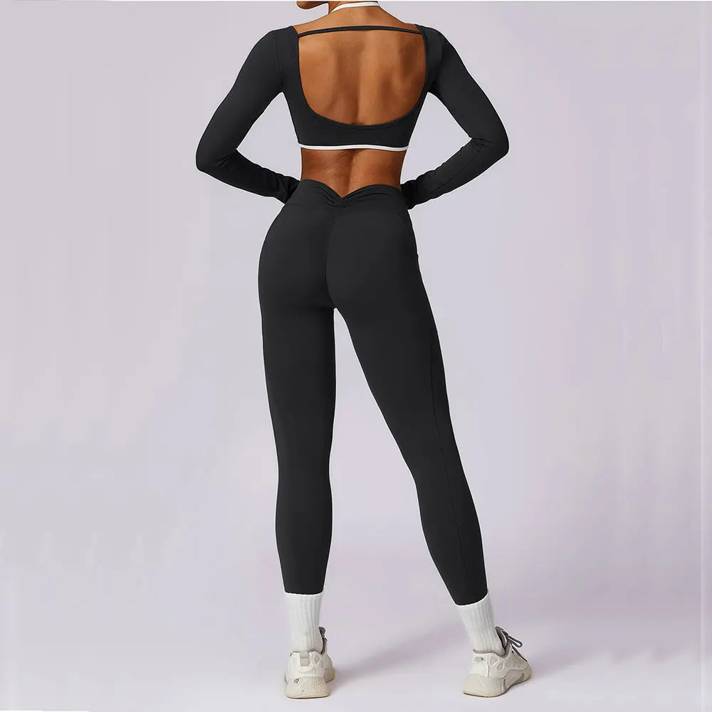 Women’s 2-Piece Yoga Set Workout Fitness Tracksuit