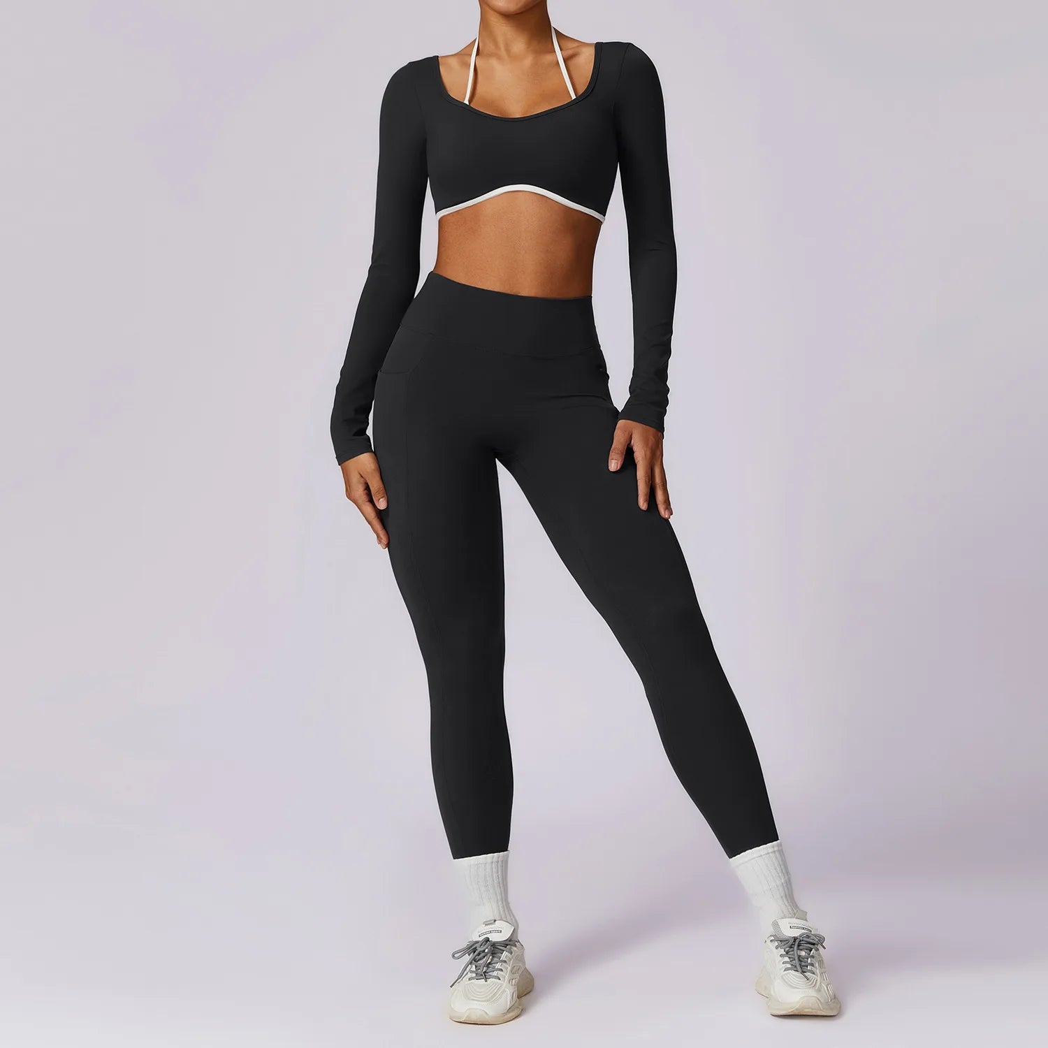 Women’s 2-Piece Yoga Set Workout Fitness Tracksuit