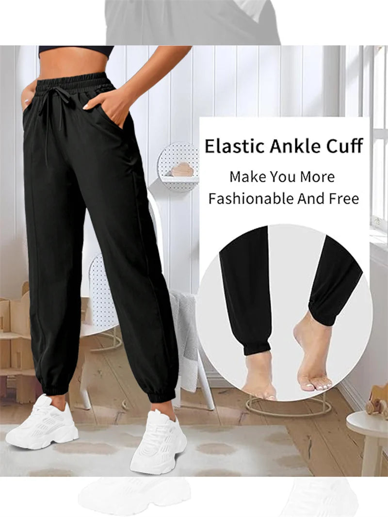 Women’s Loose Fit Yoga & Running Pants - G&A Luxurys