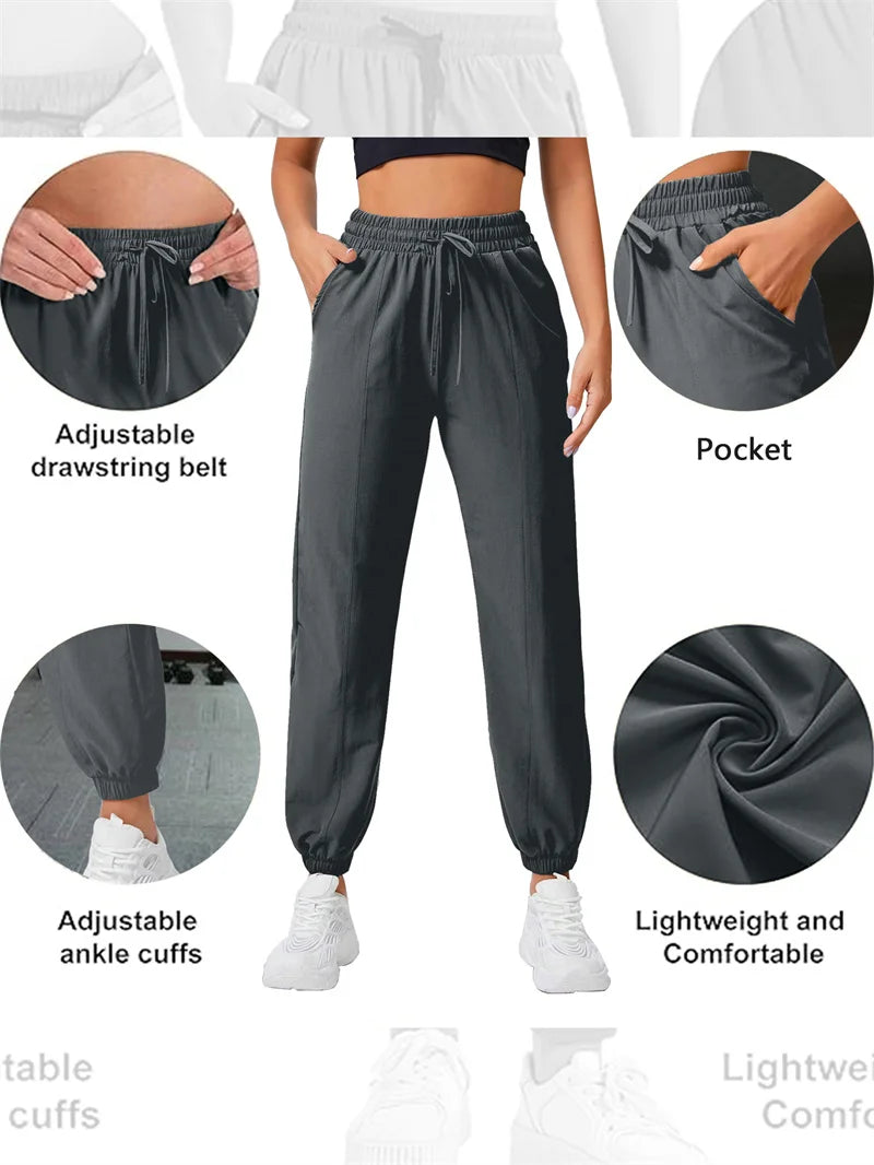 Women’s Loose Fit Yoga & Running Pants - G&A Luxurys