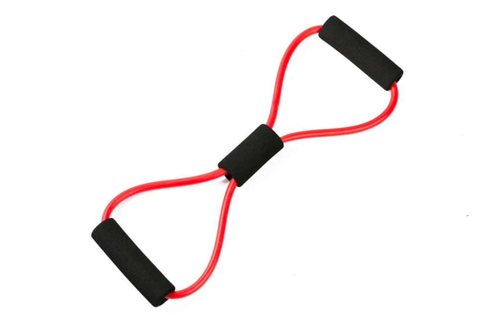8-Shaped Resistance Band – Elastic Chest Expander for Yoga, Strength & Home Fitness Training