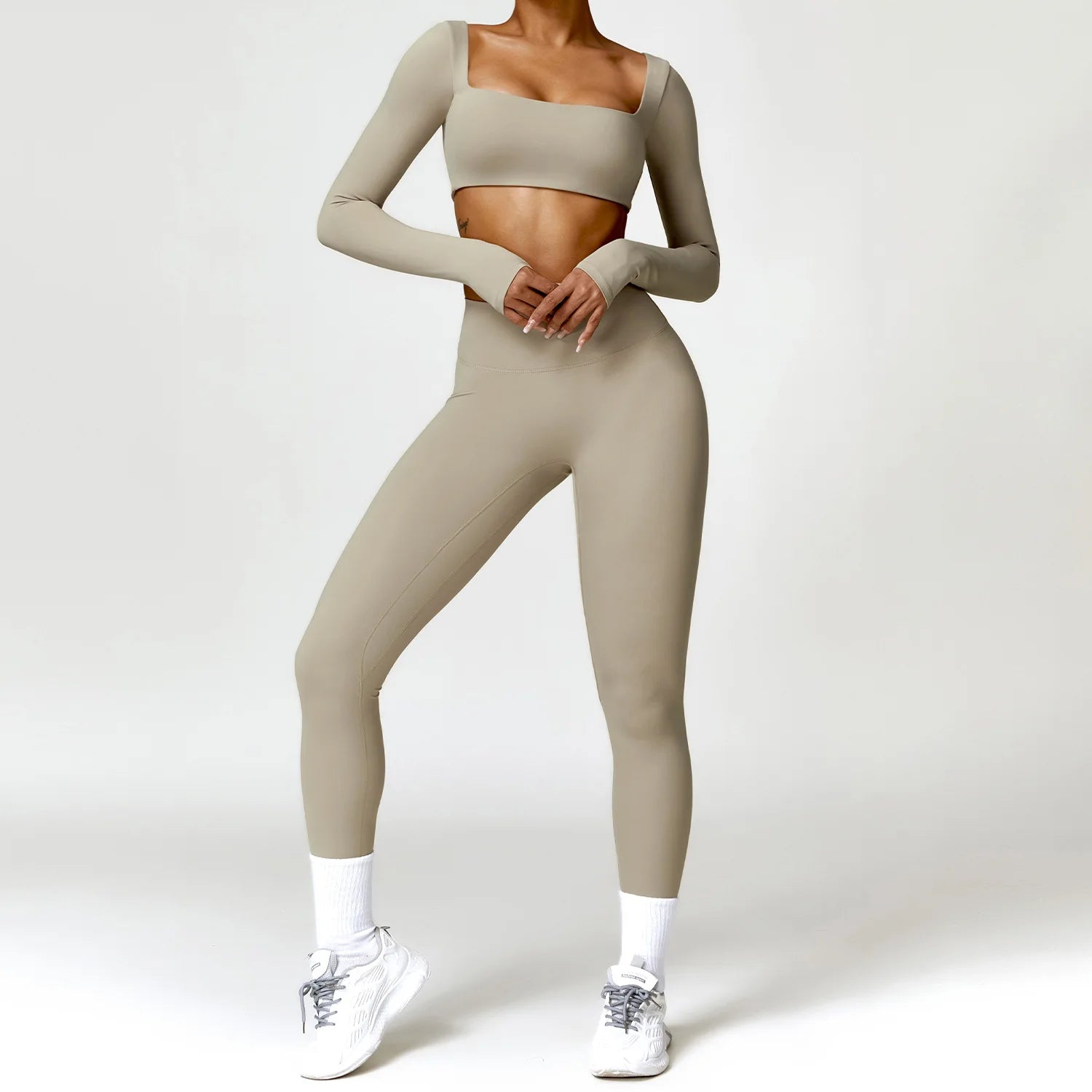 Women's Long Sleeve Fitness Set - G&A Luxurys