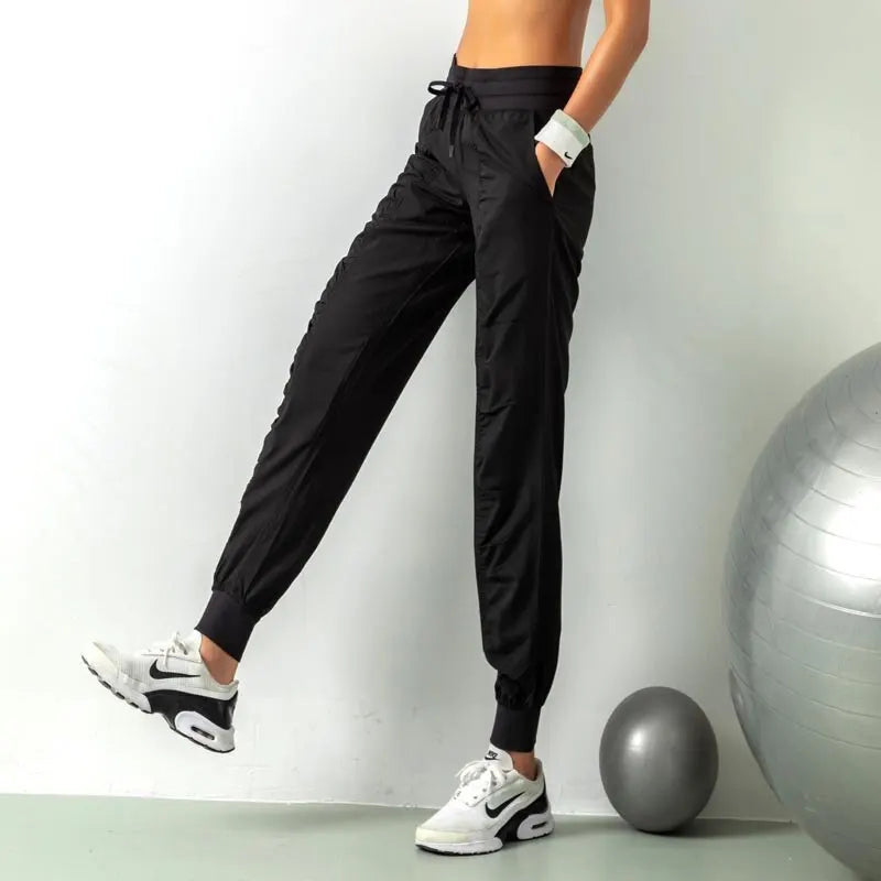 Quick-Dry Athletic Joggers for Women - G&A Luxurys