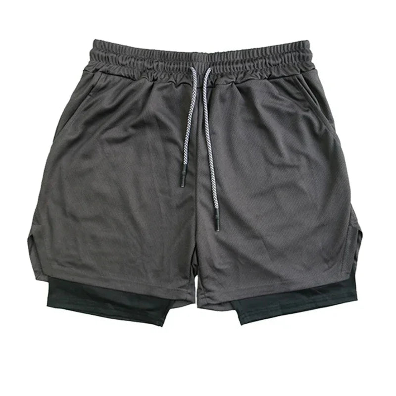 Men’s Multi-Pocket Camouflage Mesh Shorts - G&A Luxurys