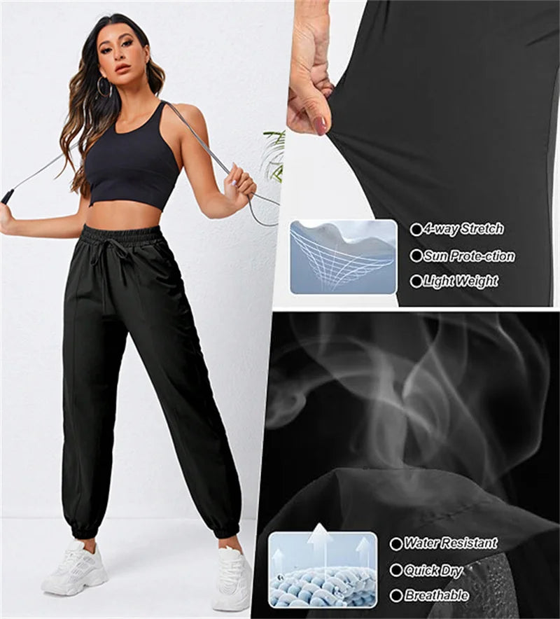 Women’s Loose Fit Yoga & Running Pants - G&A Luxurys