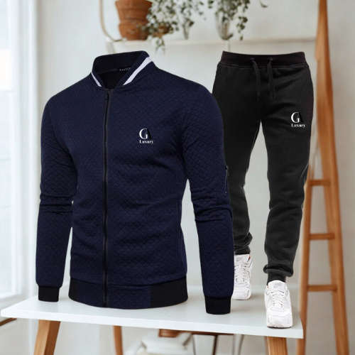 Men’s 2-Piece Tracksuit – Baseball Style Jogging Set for Spring & Fall