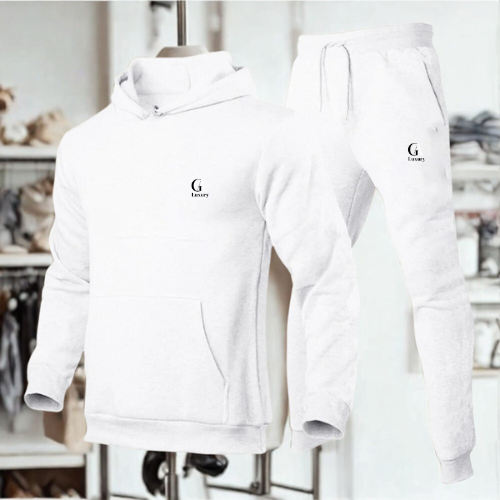 Men’s Fleece Tracksuit Set 2-Piece for Casual & Streetwear