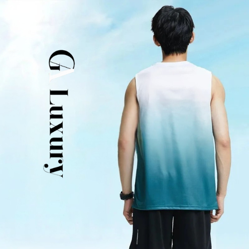 Men’s Ice Silk Quick-Dry Sportswear Set for Fitness and Basketball