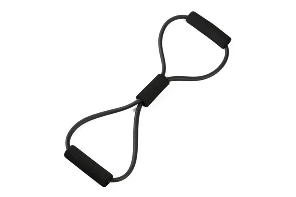 8-Shaped Resistance Band – Elastic Chest Expander for Yoga, Strength & Home Fitness Training