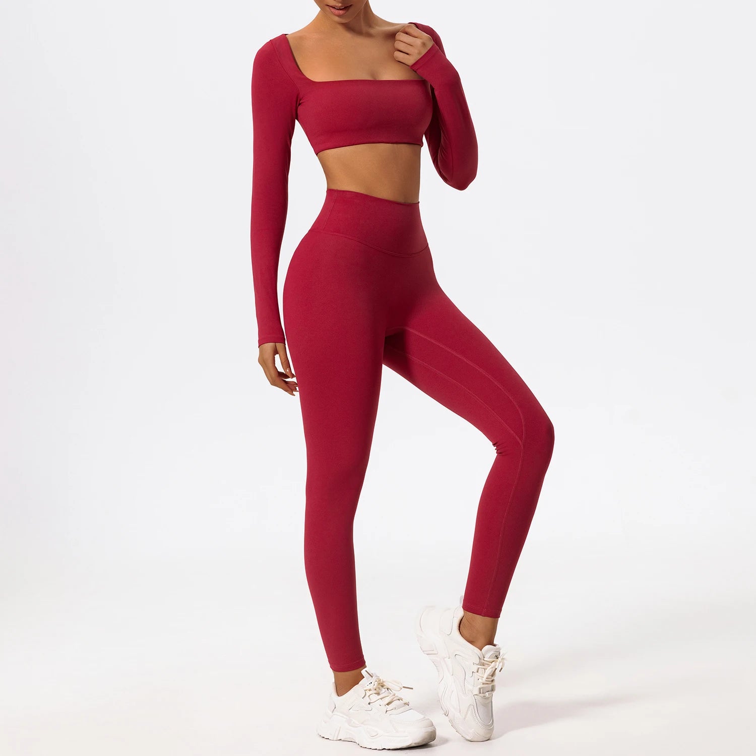 Women's Long Sleeve Fitness Set - G&A Luxurys