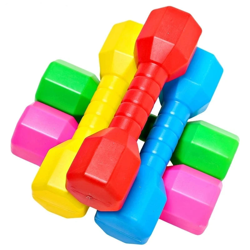 olorful Plastic Dumbbells for Kids – Lightweight Fitness Toy for Dance, Exercise & Outdoor Play