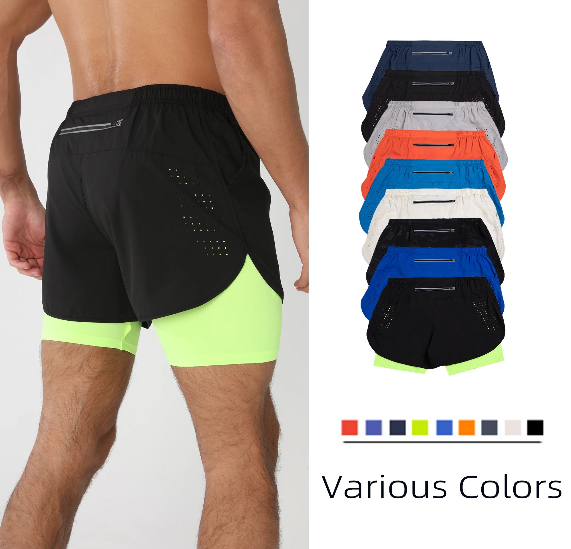 Men’s Performance Gym Shorts for Workouts - G&A Luxurys