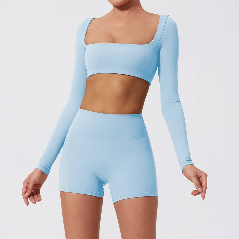 Women's Long Sleeve Fitness Set - G&A Luxurys