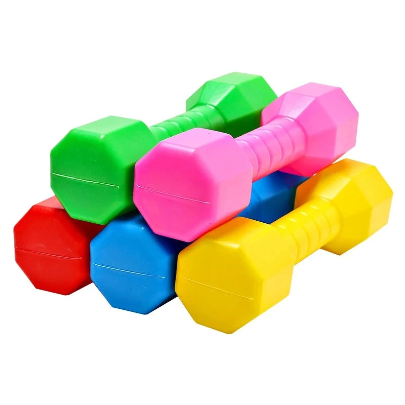olorful Plastic Dumbbells for Kids – Lightweight Fitness Toy for Dance, Exercise & Outdoor Play