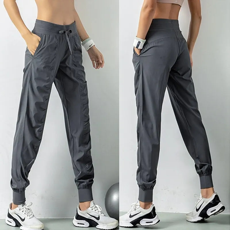 Quick-Dry Athletic Joggers for Women - G&A Luxurys