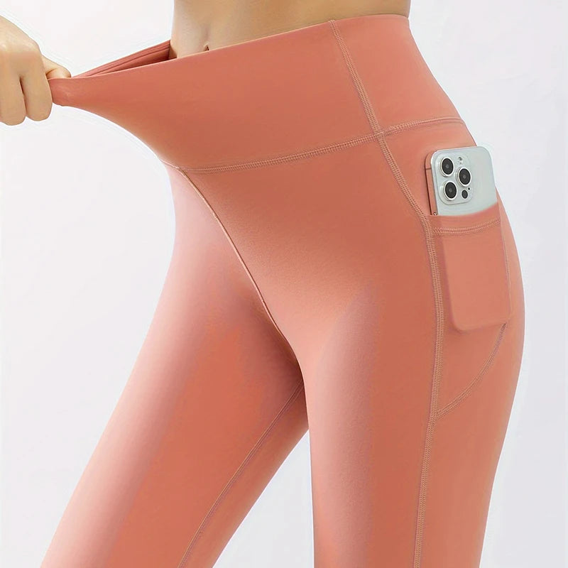 Women’s High Waist Yoga Leggings  Butt-Lifting Quick Dry Fitness Pants 