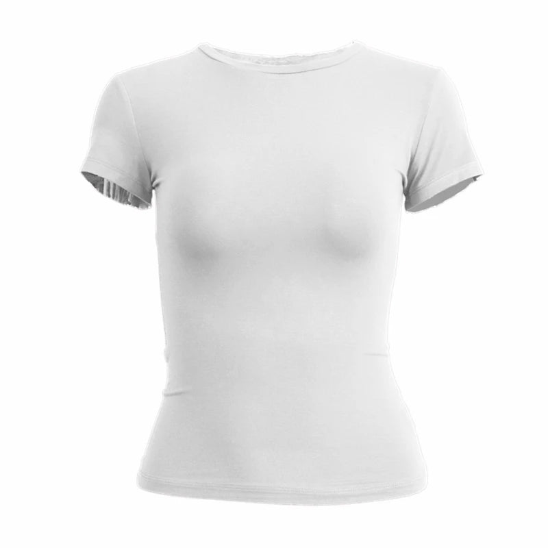 Women's Slim Fit Short Sleeve T-Shirt - G&A Luxurys