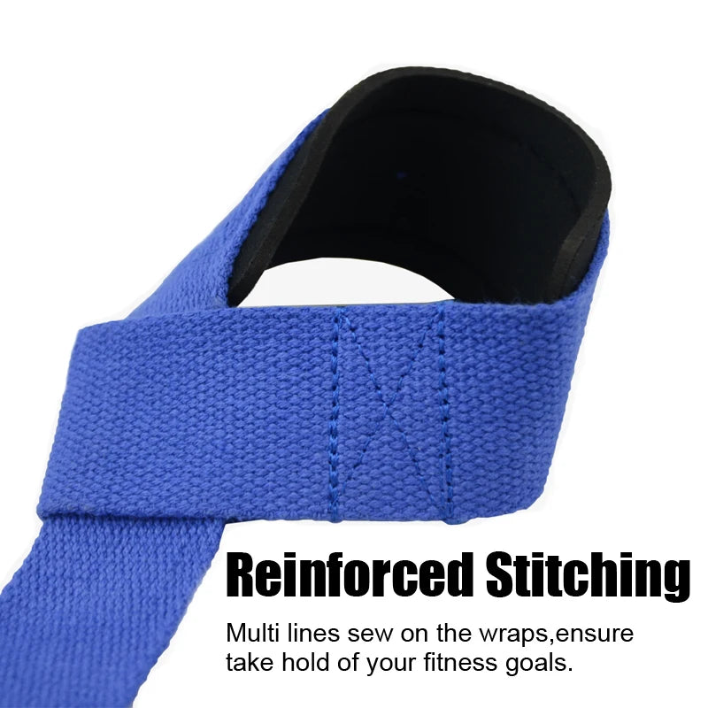 Weight Lifting Wrist Straps – Hand Grip Support for Bodybuilding, Gym & CrossFit Training