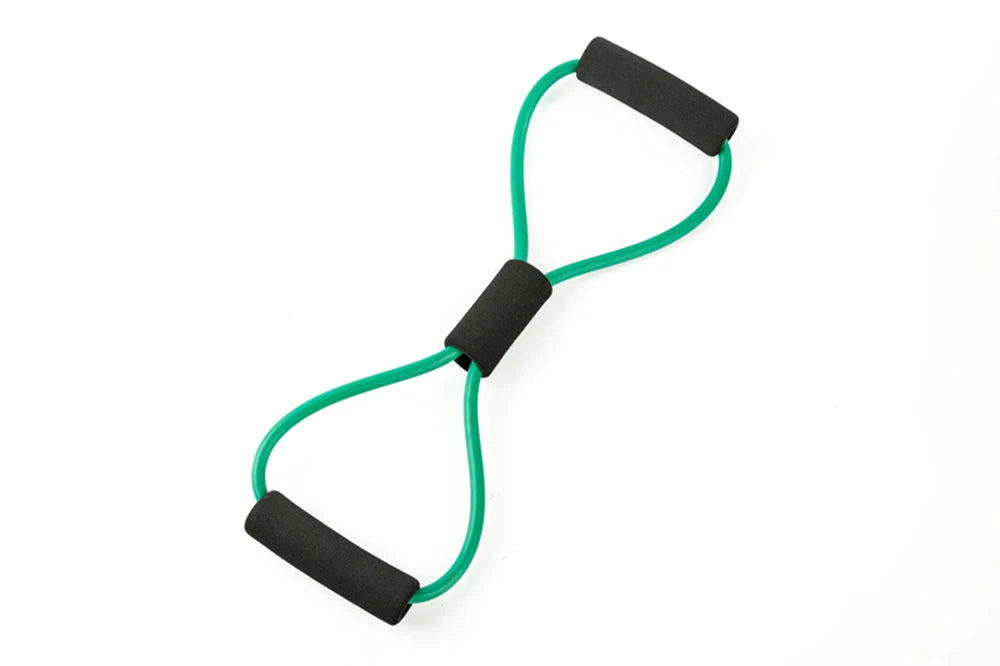8-Shaped Resistance Band – Elastic Chest Expander for Yoga, Strength & Home Fitness Training