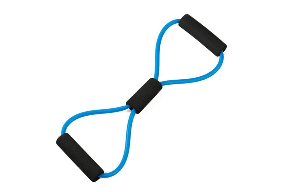 8-Shaped Resistance Band – Elastic Chest Expander for Yoga, Strength & Home Fitness Training
