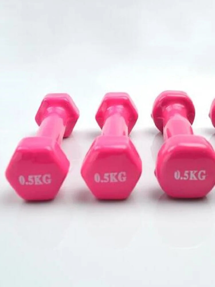 Cast iron hexagonal dumbbell for weight loss, fitness and waist toning