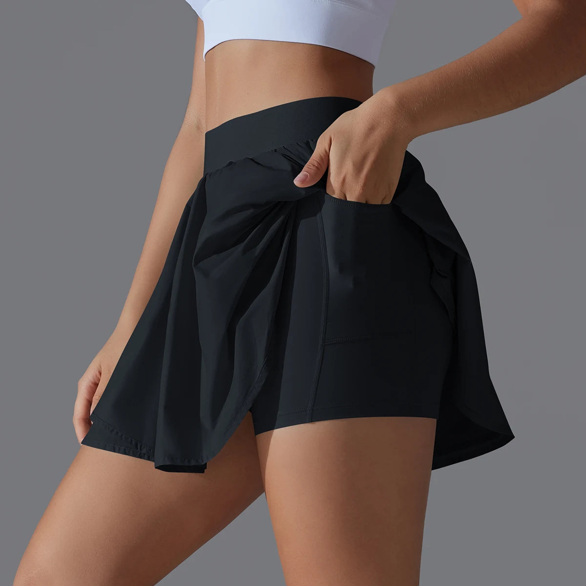 Women’s Tennis Skirt with Pocket - G&A Luxurys